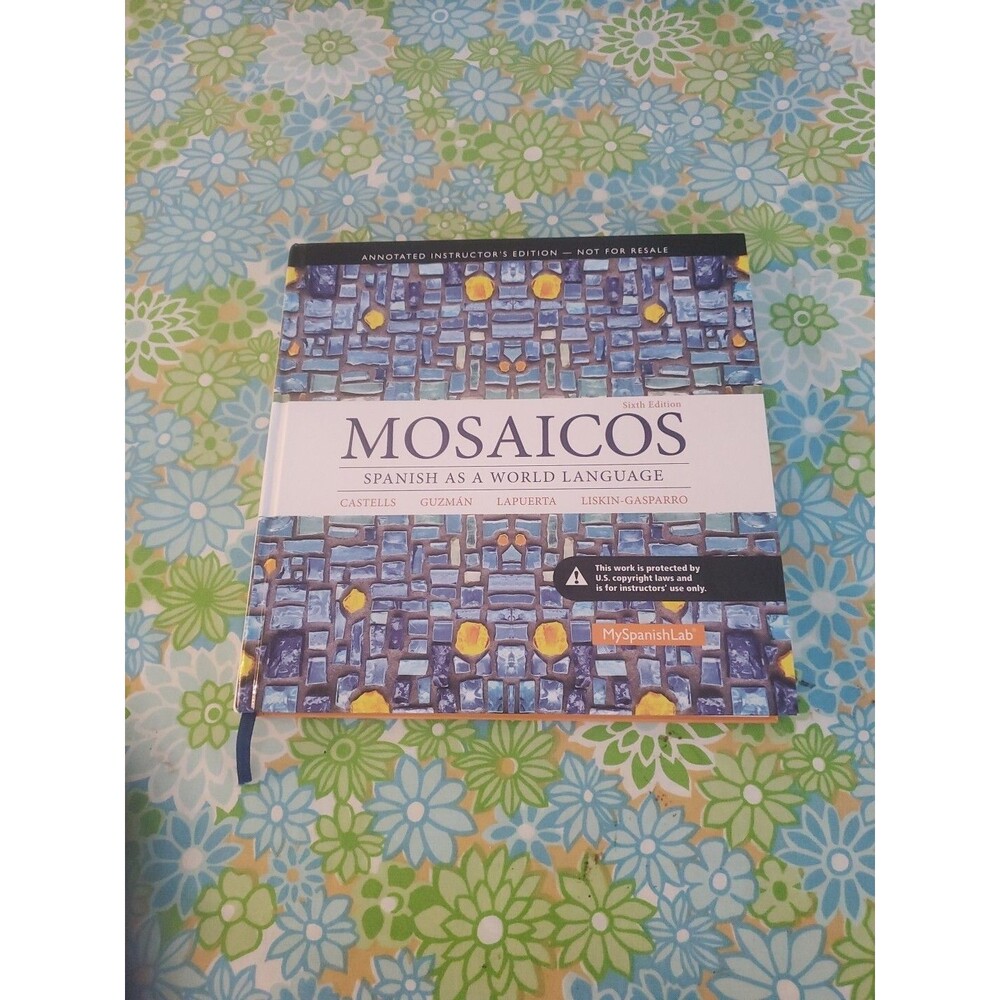 Mosaicos Spanish As a World Language 6th Ed Annotated Instructors Edition HC NEW